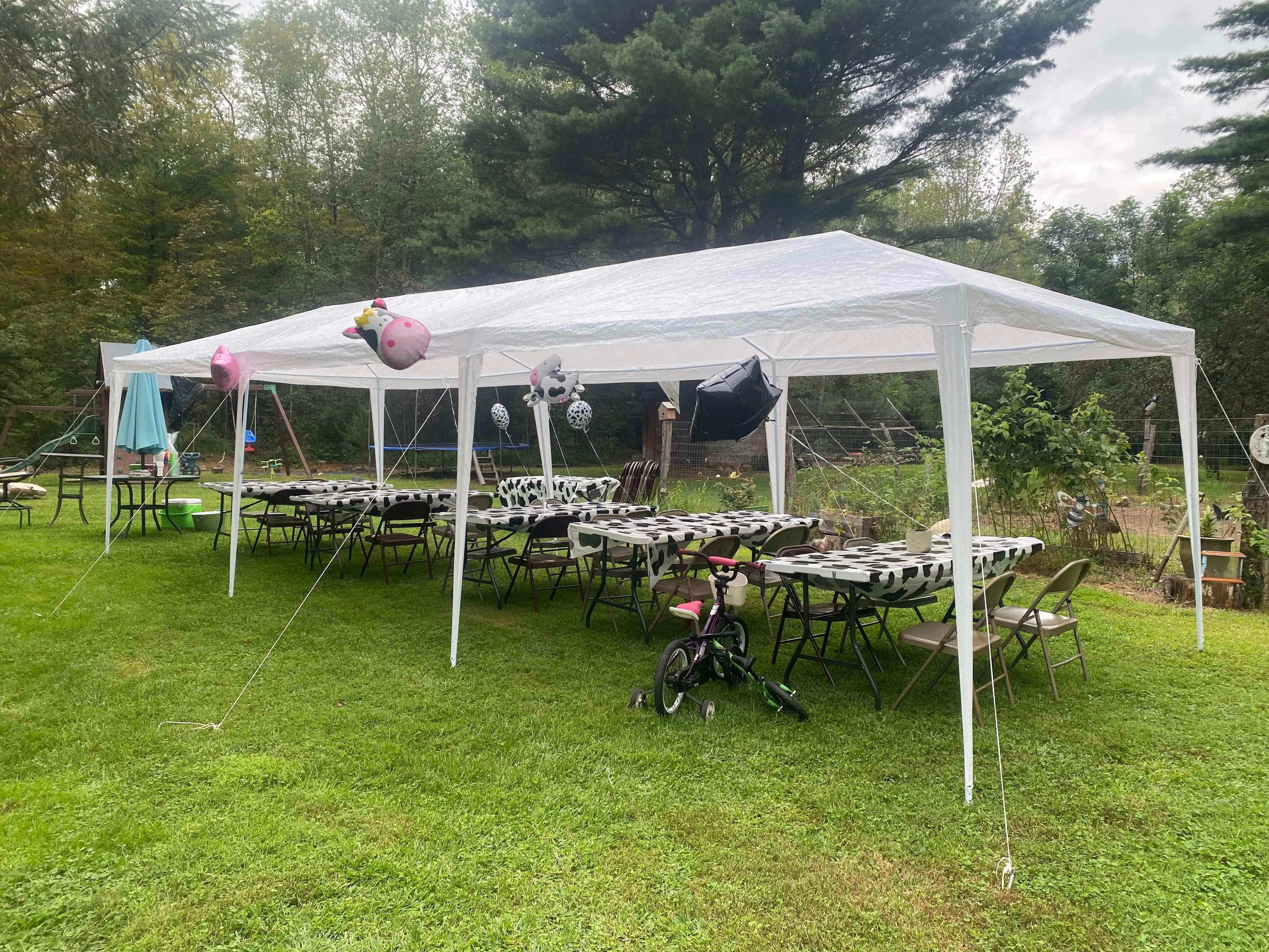 10x30 Canopy Party Tent Rental Perfect for Weddings Outdoor Events partydashrentals